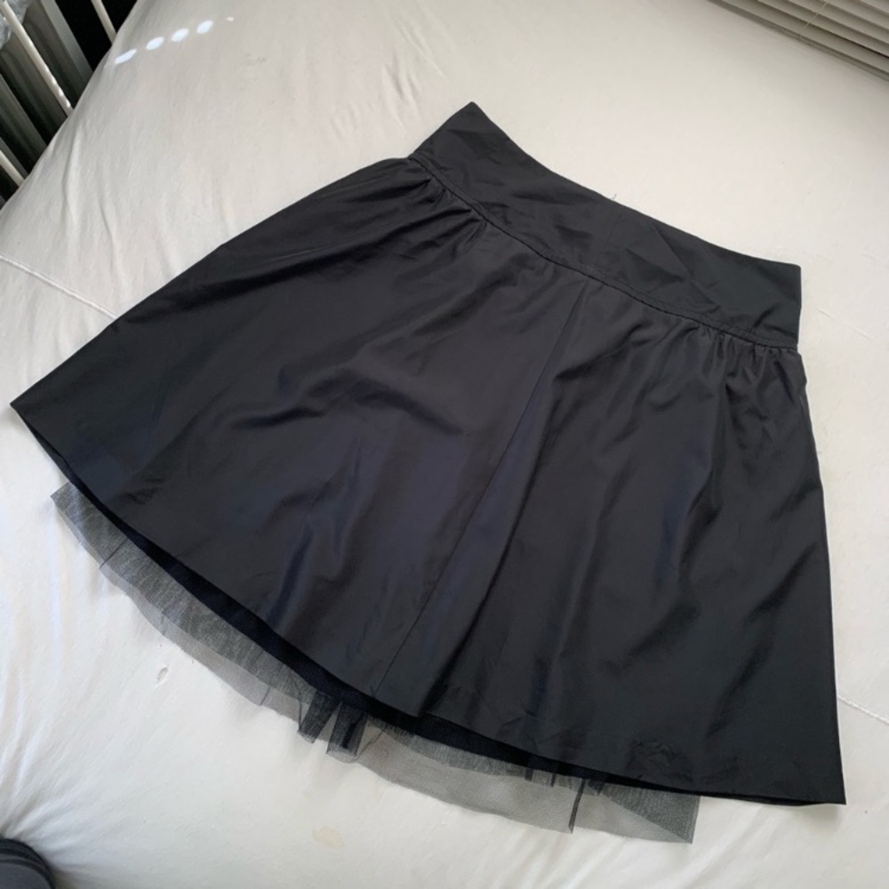 The Limited black tulle skirt 12 ballerina